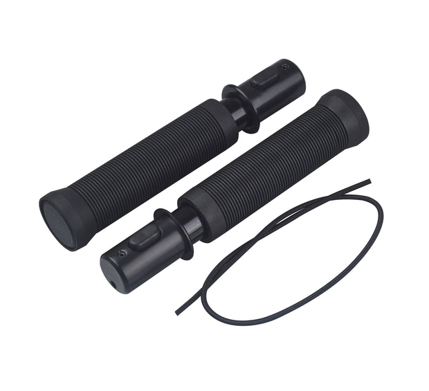 Handgrips with Push Button Sprite Suspension