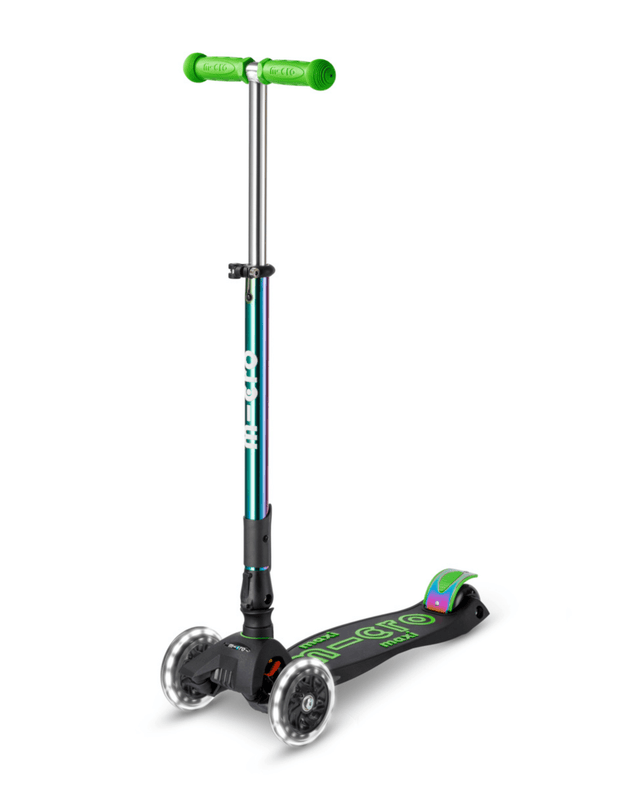 Maxi Micro Deluxe 3-wheel Foldable Neochrome Scooter LED