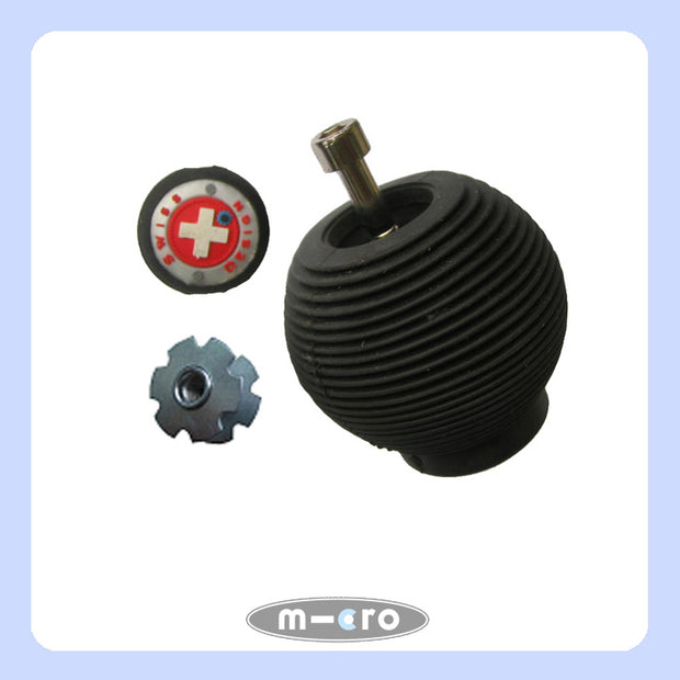 black rubber hang grip for maxi scooter