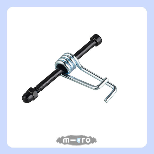 Axle with spring for micro cruiser