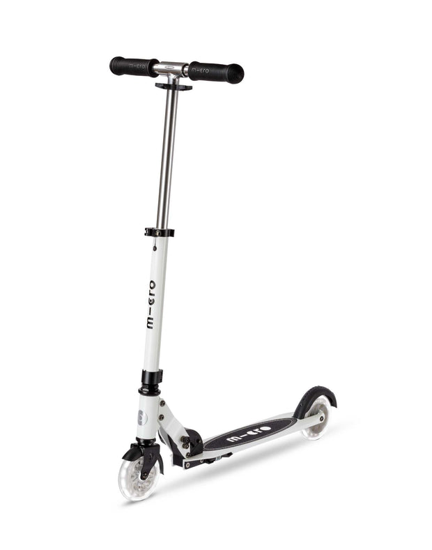 Micro Sprite LED Glow White Scooter