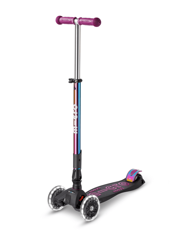 Maxi Micro Deluxe 3-wheel Foldable Neochrome Scooter LED