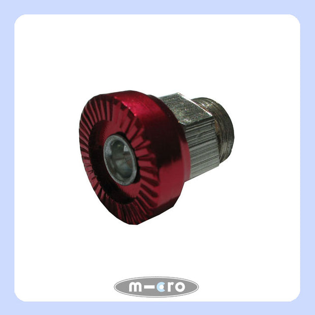 Red push button