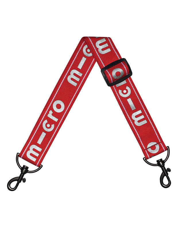 red micro scooter carry strap